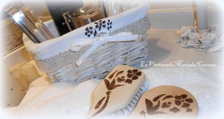 PIROGRABADO  + PINTURA = TANDEM CONYUGAL...  /  brushes pyrography