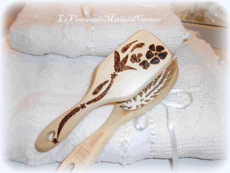 PIROGRABADO  + PINTURA = TANDEM CONYUGAL...  /  brushes pyrography