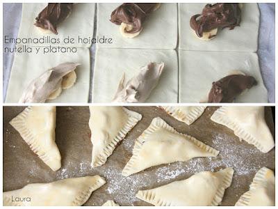 EMPANADILLAS DE CHOCOLATE Y PLÁTANO