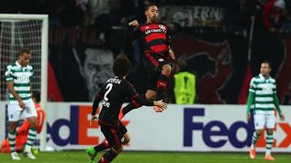 Bellarabi elimina a un buen pero insuficiente Sporting CP en Leverkusen