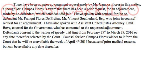 Abogado de narcosobrino pide aplazamiento