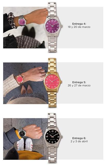 Colección de relojes Poète con El Periódico