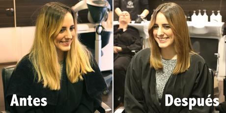 Cambio de look: de rubia a castaña