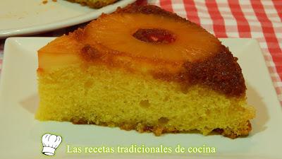 Tarta de piña