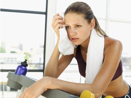 mujer, gimnasio