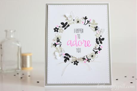 Black and gray with a pop of color Black and gray with a pop of color