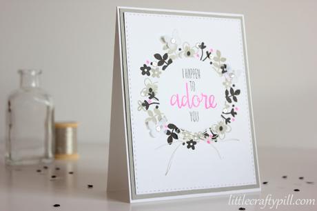 Black and gray with a pop of color Black and gray with a pop of color