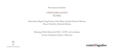 Cementerio alemán, Yuste. Presentación