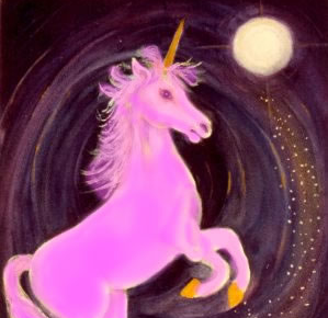 Unicornio Rosa Invisible