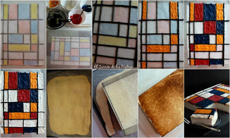 Tarta Mondrian