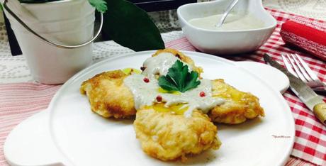 Kokotxas de bacalao con salsa de hongos