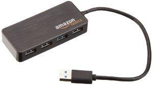 Ladrón USB 3.0 con 4 puertos de AmazonBasics