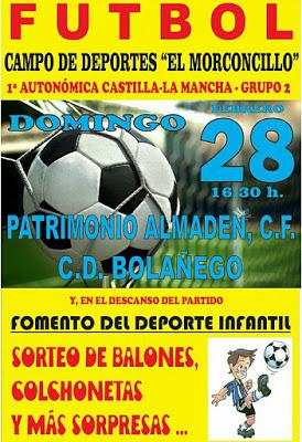 Hoy tenemos fútbol en Almadén