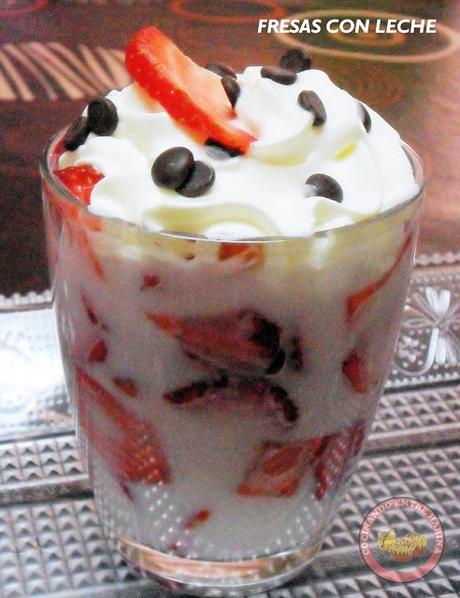 FRESAS CON LECHE