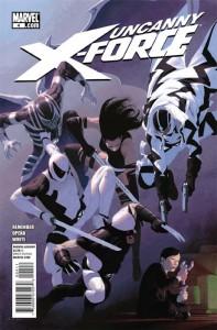 Una de las espectaculares portadas de Esad Ribic en Uncanny X-Force.