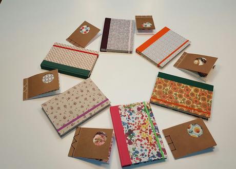 Taller de encuadernación básica, Cartoné.