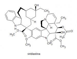 estructura vinblastina