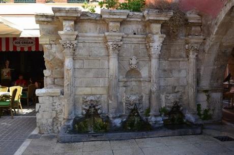 La famosa Fuente Rimondi, en Rethymno