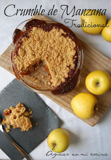 Crumble de manzanas tradicional… #Asaltablog