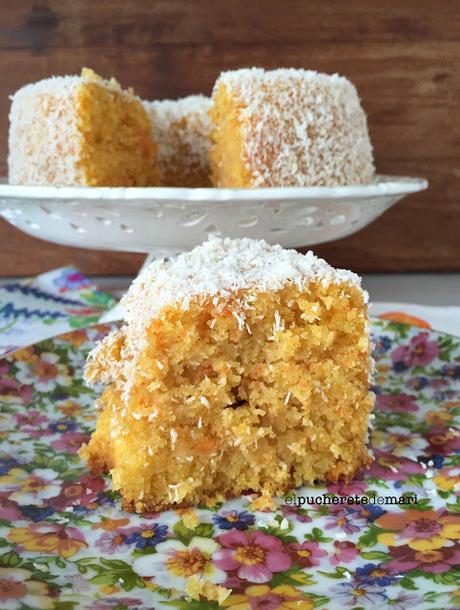 BIZCOCHO DE ZANAHORIA Y COCO