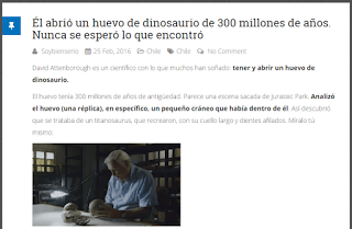 Xtreme facepalm: el huevo de 300 Ma