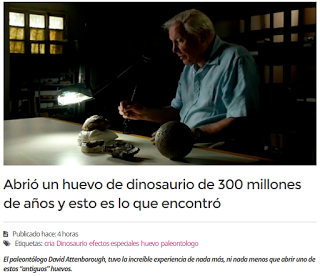 Xtreme facepalm: el huevo de 300 Ma