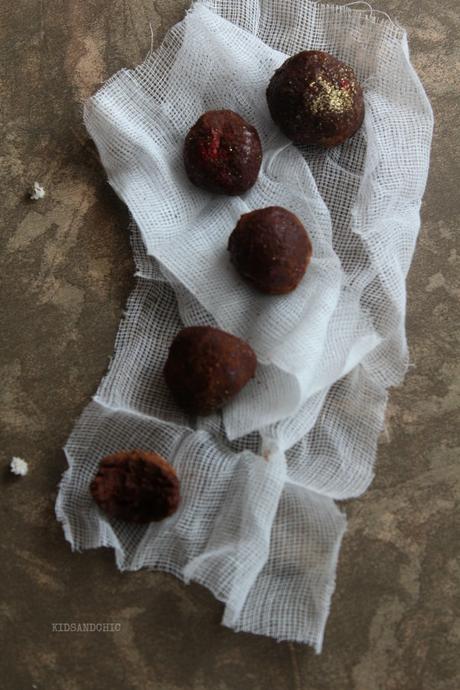 trufas de chocolate y menta #retoalfabetodulce