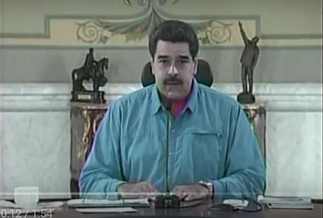 El presidente de la República, Nicolás Maduro