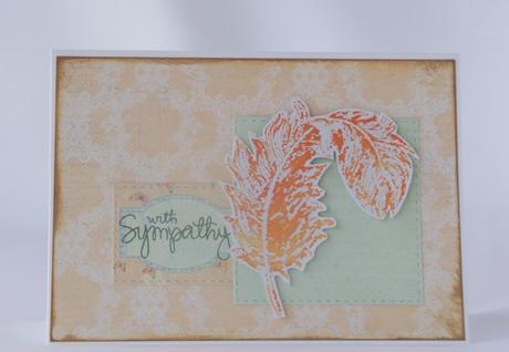 Tarjeta “With simpathy” Tarjeta “With simpathy”