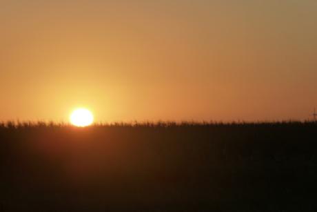 Amaneciendo en la ruta