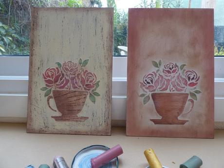 Dos cuadritos similares, pero diferentes