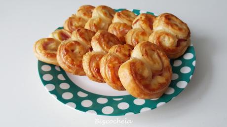 PALMERAS DE JAMÓN Y QUESO