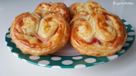 PALMERAS DE JAMÓN Y QUESO