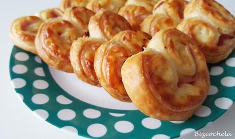 PALMERAS DE JAMÓN Y QUESO