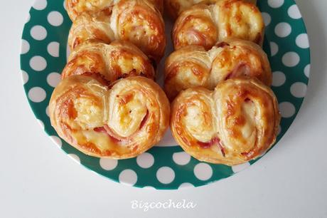 PALMERAS DE JAMÓN Y QUESO