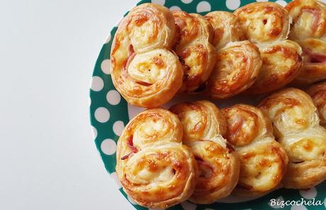 PALMERAS DE JAMÓN Y QUESO