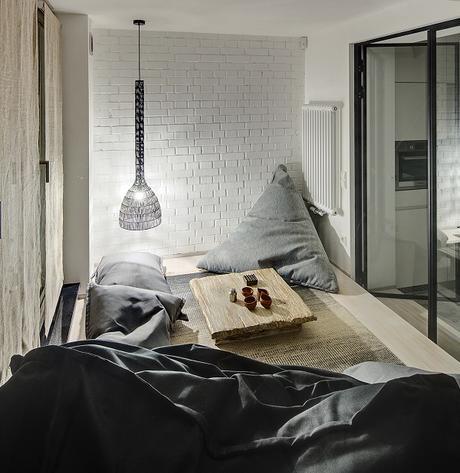 Interiores monocromáticos. Respirando calma Rincon de relax