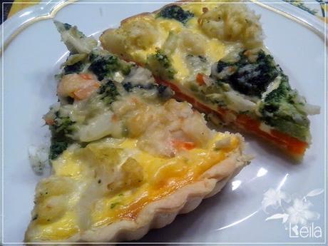 Juego de blogueros 2.0: Quiche de coliflor y brocoli