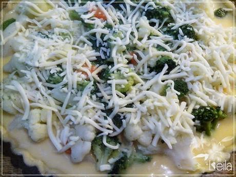 Juego de blogueros 2.0: Quiche de coliflor y brocoli