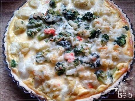 Juego de blogueros 2.0: Quiche de coliflor y brocoli