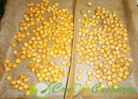 Snack de garbanzos dulce y salado