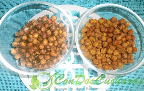 Snack de garbanzos dulce y salado