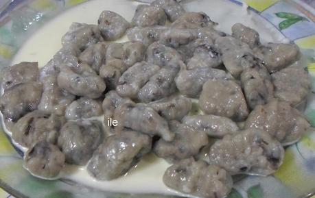 Ñoquis de champiñons