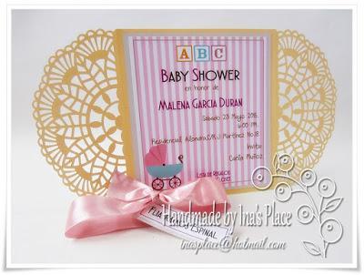 Invitaciones Baby Shower - Spring Style & Shabby Chic. - Modelos Frescos.