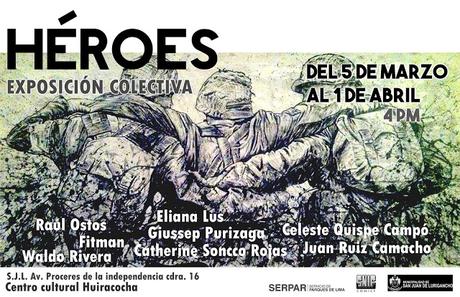 Exposición colectiva ''HÉROES'' Grupo SNIF COMICS