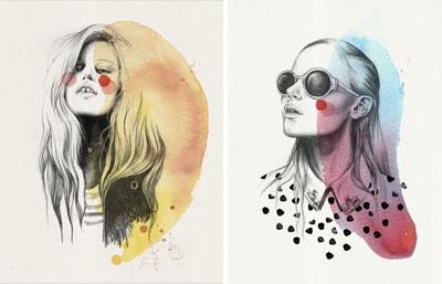 Ilustraciones oníricas desde Noruega.