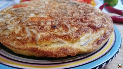 Tortilla de gulas y surimi