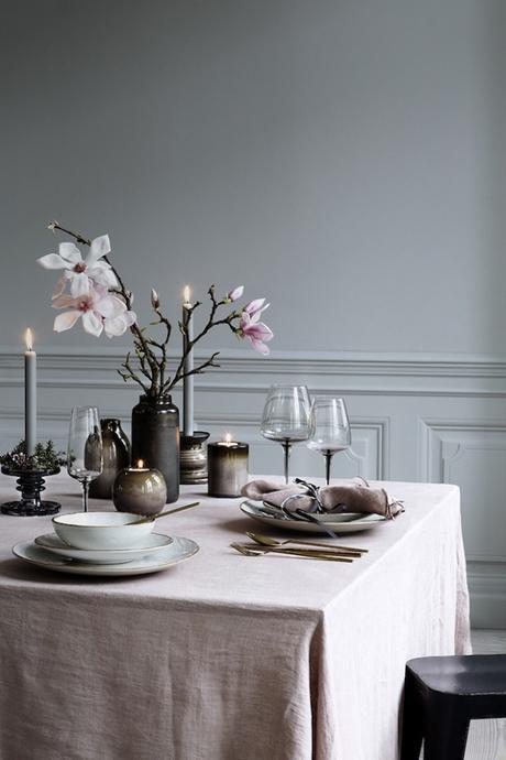 Como decorar una mesa con calma pink table decoration