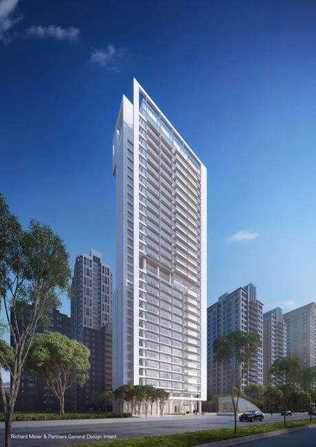 TORRE RESIDENCIAL XIN-YI EN TAIPEI POR RICHARD MEIER