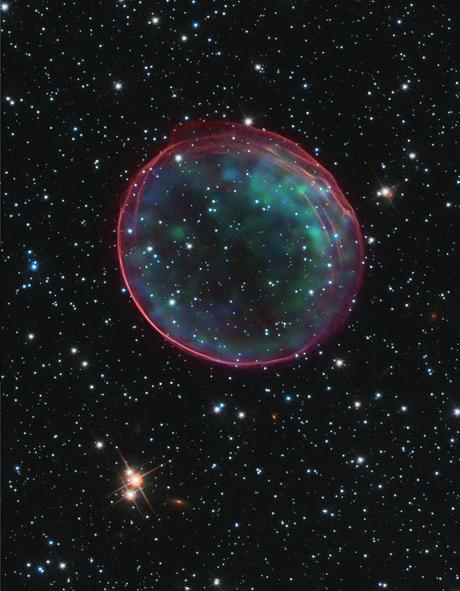 La burbuja de la supernova SNR 0509-67.5